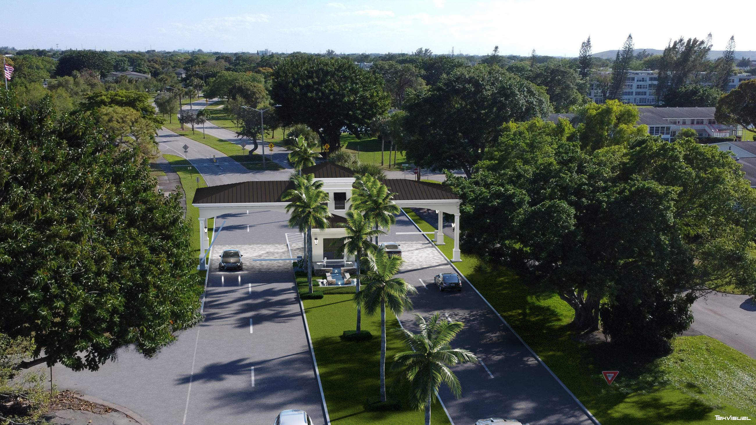 CENTURY VILLAGE_GATE HOUSE_AERIAL VIEW (002)